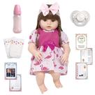 Boneca Bebê Reborn Completa Itens Enxoval