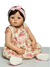 Boneca Bebê Reborn Corpo de Silicone Original Enxoval Rosa Júlia