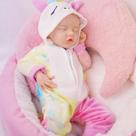 Boneca Bebê Reborn de Silicone GiggleBabble 45cm com Olhos Fechados