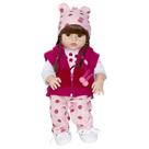 Boneca Bebê Reborn Girafinha Menina De Pano 48cm + Pelucia Boneca Bebê Reborn Girafinha Menina De Pano 48cm + Pelucia
