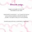 Boneca Bebe Reborn Girafinha Silicone 25 Itens com Bolsa
