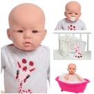 Boneca Bebê Reborn Girafinha Vinil Macio 46cm Articulada
