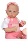 Boneca Bebê Reborn Helena Mundo Kids Pintura Realista À Mão