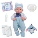 Boneca Bebê Reborn Larinha Stitch 43cm Com Kit Acessórios