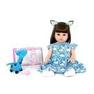 Boneca Bebê Reborn - Lori 45 cm Corpo 100% Vinil 1815 Boneca Bebê Reborn - Lori 45 cm Corpo 100% Vinil 1815