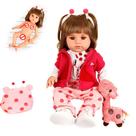 Boneca Bebe Reborn Menina Girafinha Silicone Barata Realista