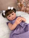 Boneca Bebê Reborn Menina Linda Princesa Com Mamadeira