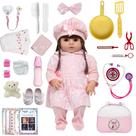 Boneca Bebê Reborn Nicole Fofinha + Enxoval Luxo Completo