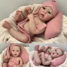 Boneca Bebê Reborn pintura completa realista manchas de frio veias Mundo Kids