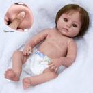 Boneca Bebê Reborn Realista 100% Silicone Bonita Fio a Fio