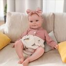 Boneca Bebê Reborn Realista Corpo De Silicone Realista 50 cm