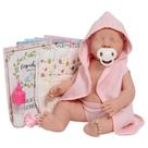 Boneca Bebê Reborn Realista Enxoval Saída de Banho Princesa Boneca Bebê Reborn Realista Enxoval Saída de Banho Princesa