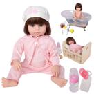 Boneca Bebê Reborn Realista Menina Baby com Acessórios