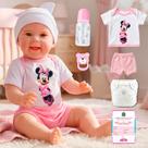 Boneca Bebê Reborn Realista Minnie Corpo De Silicone Promoção