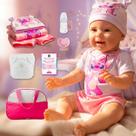 Boneca Bebê Reborn Realista Original Silicone Maize com Bolsa Pode Dar Banho