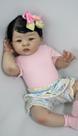 Boneca Bebê Reborn Realista Silicone 50cm