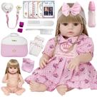 Boneca Bebê Reborn Recem Nascida Baby Alive Realista Lol