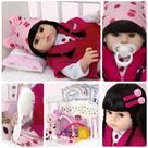 Boneca Bebe Reborn Siliconado Girafinha Realista Morena Luxo