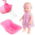 Boneca Bebezão Sapekinha Xixi C/ Fralda e Banheira P/ Banho