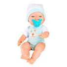 Boneca Bebezinho Real Azul Com Cheirinho e Chupeta - Roma - 7896965256810 Boneca Bebezinho Real Azul Com Cheirinho e Chupeta - Roma - 7896965256810