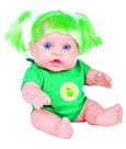 Boneca Bella Fruta Baby 16Cm Maçã Verde Presente Brinquedo Menina 3021 Toyer - Toyer Brinquedos