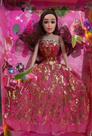 Boneca Bella Morena Vestido Rosa