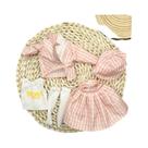 Boneca BJD Kawaii De 30cm Conjunto Completo Corpo Móvel Com 16 Juntas Saia Chapéu Acessórios Para