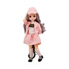 Boneca BJD Kawaii De 30cm Conjunto Completo Corpo Móvel Com 16 Juntas Saia Chapéu Acessórios Para Boneca BJD Kawaii De 30cm Conjunto Completo Corpo Móvel Com 16 Juntas Saia Chapéu Acessórios Para