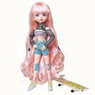 Boneca BJD UCanaan 26 cm com fantasia, sapatos, peruca e mãos