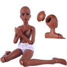 Boneca BJD UCanaan 60 cm 19 Joints Nude SD Girl com maquiagem