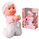 Boneca Bless Baby Religiosa Com Som Roupa Delicada Tiara Rendada E Design Suave Boneca Bless Baby Religiosa Com Som Roupa Delicada Tiara Rendada E Design Suave