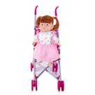 Boneca By Ruiva Marcelle Com 60 Frases De 40cm e Carrinho