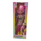 Boneca Charmosa Fashion Cabelo Rosa 45cm - Cotiplas 2756 Boneca Charmosa Fashion Cabelo Rosa 45cm - Cotiplas 2756