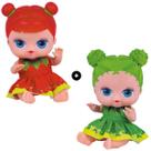 Boneca Cheirinho De Frutas Morango E Limão 19cm Coleção Frutinhas Bonecas Infantil Articuladas Boneca Cheirinho De Frutas Morango E Limão 19cm Coleção Frutinhas Bonecas Infantil Articuladas