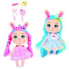 Boneca coelho arco-iris sortida - dm toys
