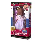 Boneca colecao lindinhas negra 606 milk