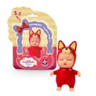 Boneca Coleção Pijaminhas Raposa 9cm Bebezinhas Estrela