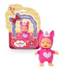 Boneca Coleção Pijaminhas Unicórnio 9cm Bebezinhas Estrela