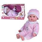 Boneca Coleção Te Amo Bebê Menina 36cm Abre E Fechas Os Olhos 577 - Super Toys