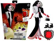 Boneca Colecionável Vilã Cruella De Vil Com Acessórios