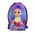 Boneca collection minha pequena princesa com vestido estampado