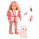 Boneca com Cachorro Our Generation Kinsley e Kenzi