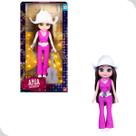 Boneca Country Boiadeira 27,7cm com Calça, Chapéu e Acessórios Aria Anjo