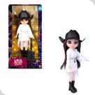 Boneca Country Boiadeira 27,7cm com Chapéu e Acessórios Aria Anjo