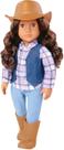 Boneca Cowgirl OG DOLLS Carolyn 46 cm com Olhos Castanhos