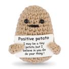 Boneca DAFURIET Mini Funny Positive Potato Tricotada de Lã 7,5 cm