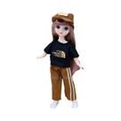 Boneca De Anime Bjd De 12 Polegadas Com Saia, Chapéu, Roupas, Acessórios Para Casa De Bonecas Para