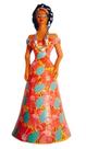 Boneca De Barro Baiana - 34 Cm - Artesanal