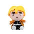 Boneca de brinquedo de pelúcia Agatsuma Zenitsu Demons Slayers 20cm