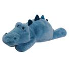Boneca de brinquedo de pelúcia Auroras Lying Down Crocodile 46cm